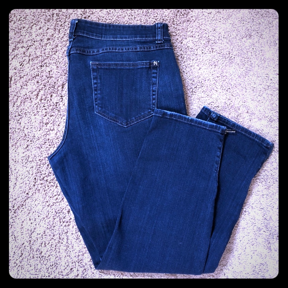 VS Crop zipper ankle jeans